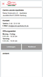 Mobile Screenshot of jacobi-apotheke-hh.de